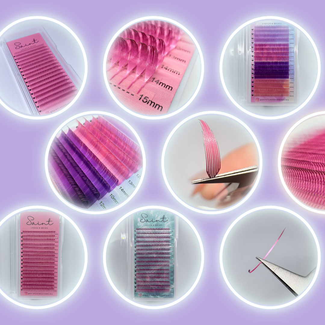 Coloured Lashes
