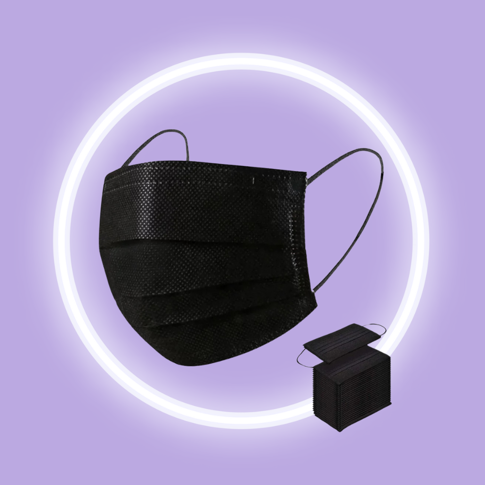 Black Disposable Face Masks (50pcs)