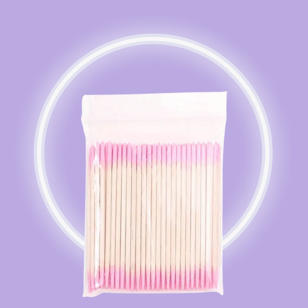 Cotton Tipped Swabs Pink