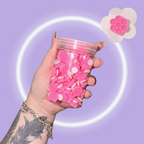 Stick-On Lash Glue Flower Cups 100pc